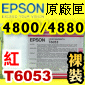 EPSON T6053原廠墨水匣【鮮洋紅】(110ml裸裝)(2015年12月)(靚紅/VIVID MAGENTA) EPSON STYLUS PRO 4800/4880 (T605B)