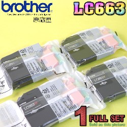 BROTHER LC663 BK C M Y tX(tt)(@)r MFC-J2320 MFC-J2720