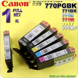Canon tXPixma Ink PGI-770PGBK CLI-771BK CLI-771C CLI-771M CLI-771Y CLI-771GYiTStCإ-jTS8070
