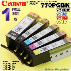 Canon tXPixma Ink PGI-770PGBK CLI-771BK CLI-771C CLI-771M CLI-771YiMGtCإ-j(iqTStC)