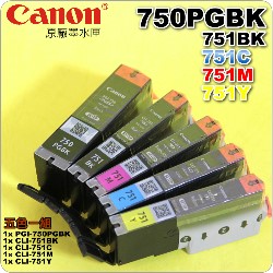 Canon tXPixma Ink PGI-750PGBK CLI-751BK CLI-751C CLI-751M CLI-751Y