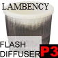 碗燈柔光罩LAMBENCY FLASH DIFFUSER CLEAR透明專業款(P3型號)(停售)