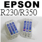 EPSON R210/R230/R350/RX650 T0491,T0492,T0493,T0494,T0495,T0496 原廠墨水匣(1組)(連體式)(停售)