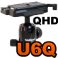 Velbon QHD-U6Q 球形萬向雲台(雙旋鈕)