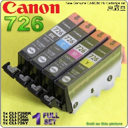 Canon tXPixma Ink CLI-726BK CLI-726C CLI-726M CLI-726Y()